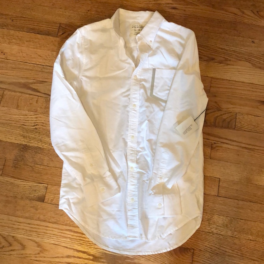 Longsleeve white causal button up